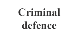 Criminal defence